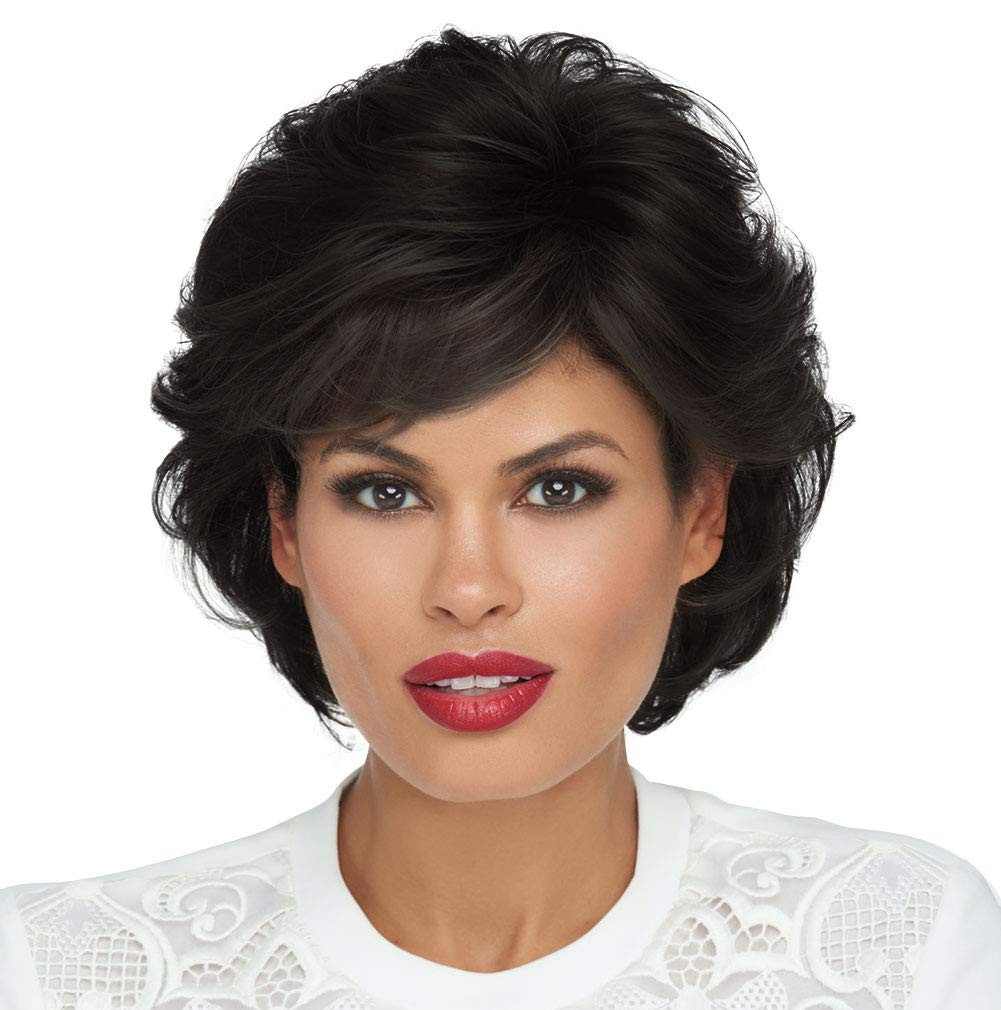 Raquel Welch Tango Wig R4 Midnight Brown Color Average Size by Hairuwear
