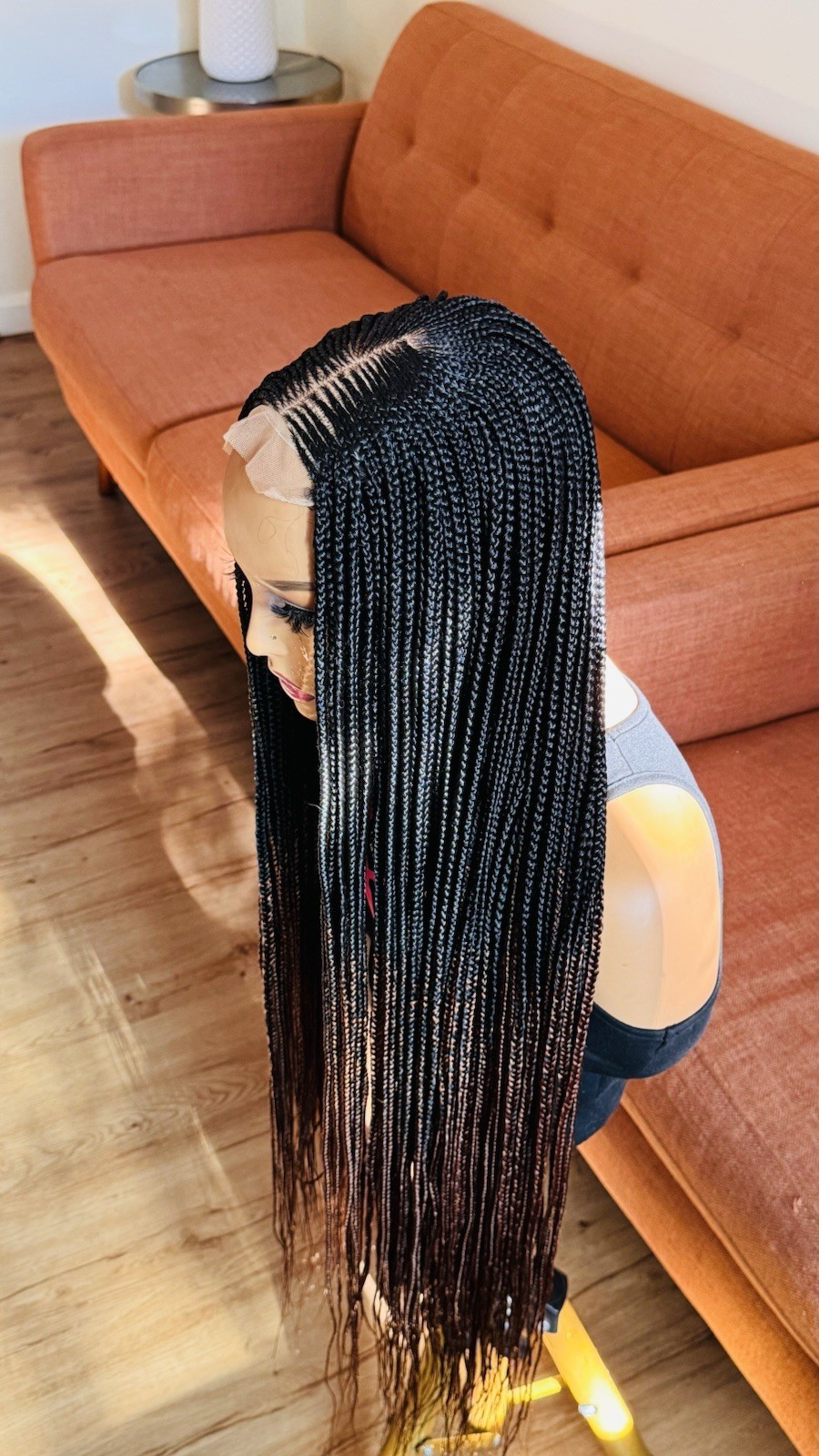 braided wig closure Easy Wear Ready To Ship