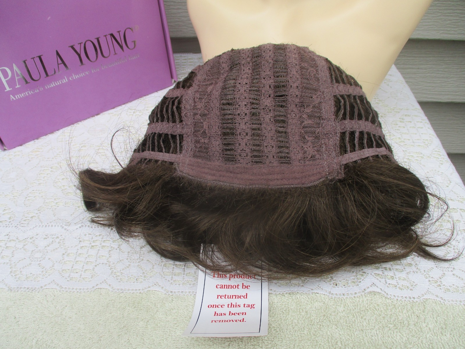 Paula Young Wig DANI Color #8 MEDIUM BROWN Layered Style UNWORN Read