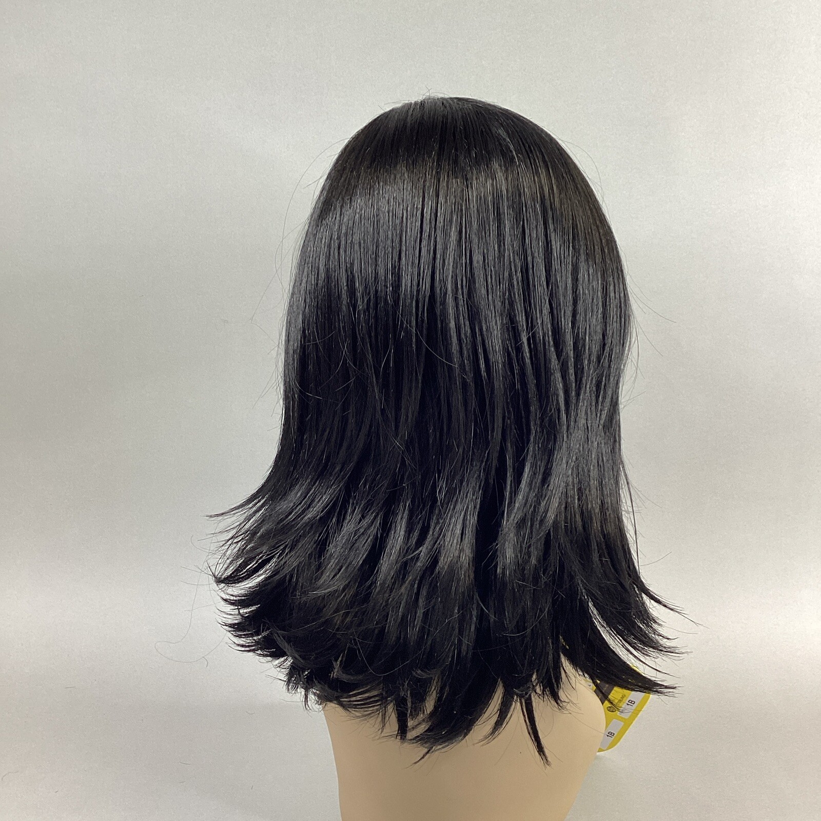 Sterling 14” Straight #1B Off Black Premium Synthetic Lace Part Wig