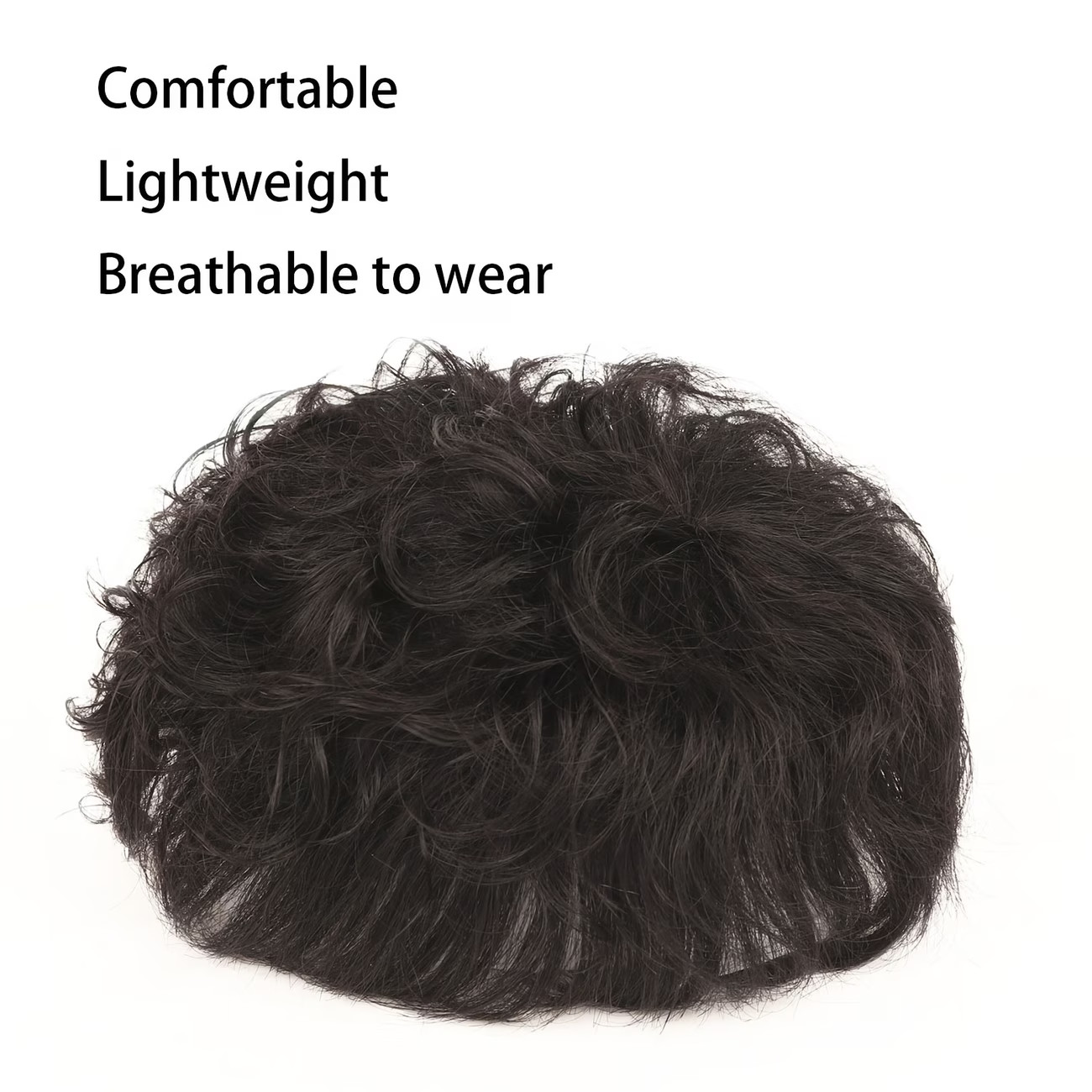 Men’s Wig Real Human Hair Japanese-style Handsome Leslie Curl Invisible Seamless