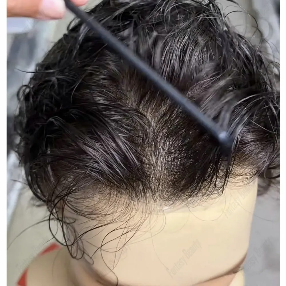 Super Natural Hairline 80Density 0.02mm Ultra Thin Skin Undetectable Vloop Men