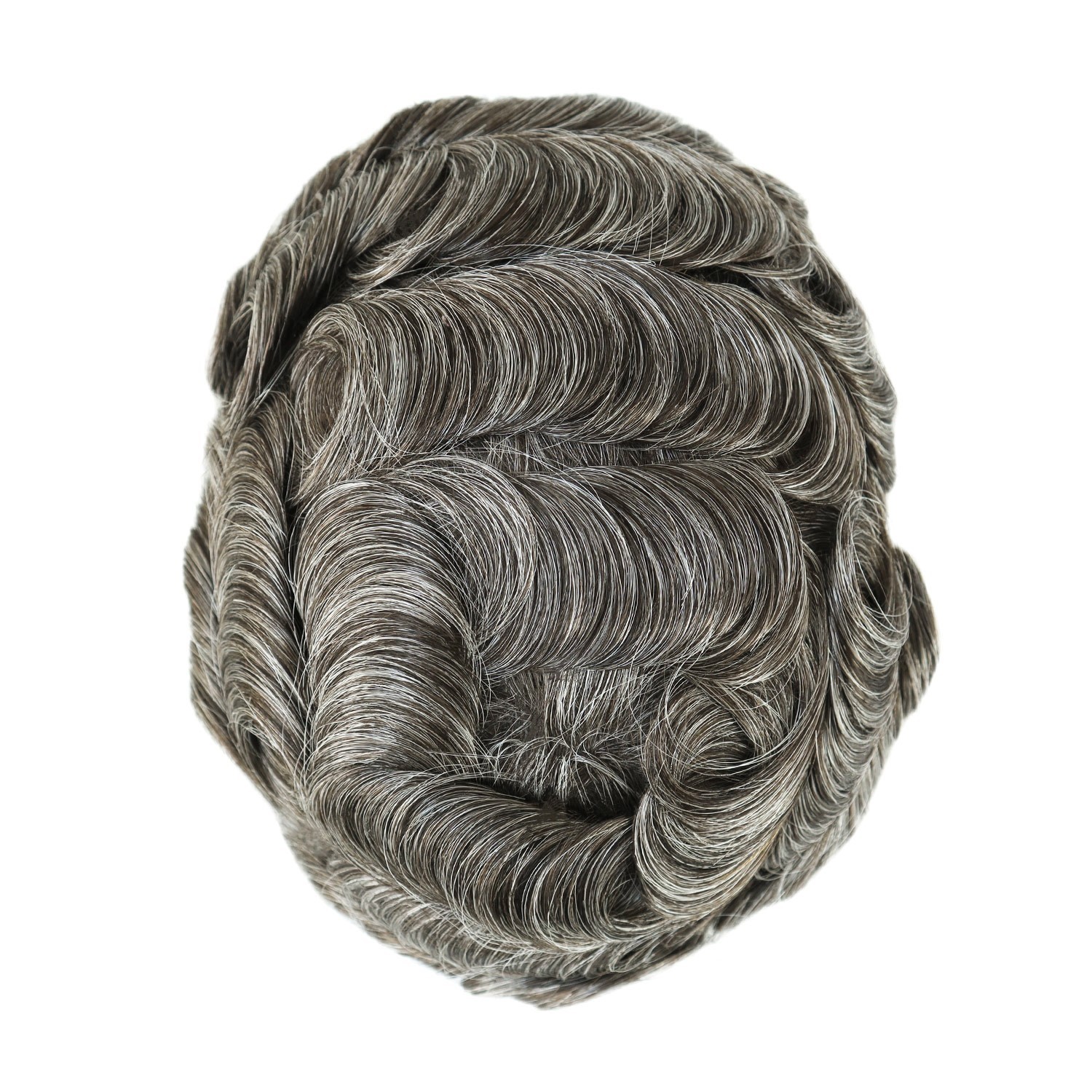 Mens Toupee Ultra Thin Skin 0.04mm Human Hair Replacement System Hairpieces #540