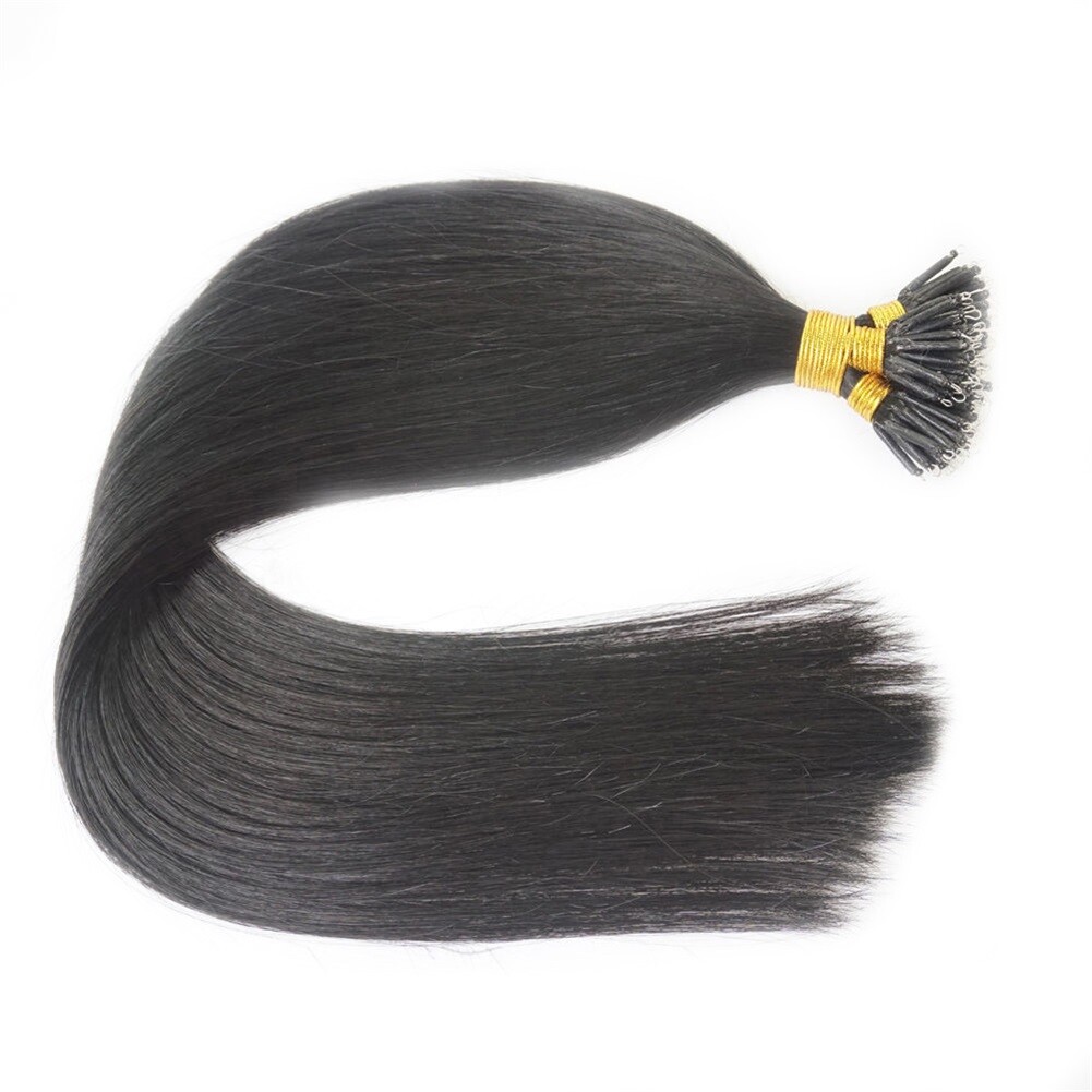 Nano Ring Tip Hair Extensions Micro Beads Link Remy Human Hair Balayage Thick 1g
