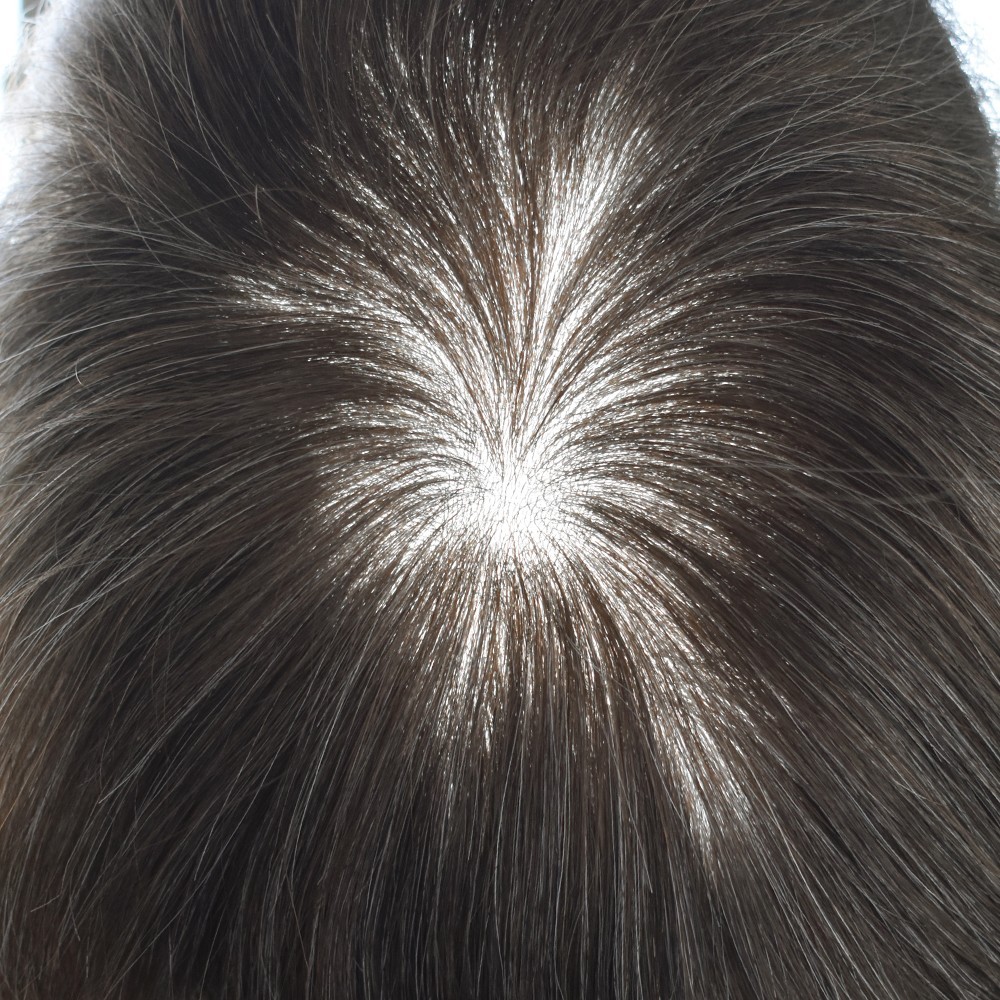 Ultra Thin Skin Mens Toupee Hairpiece Invisible Poly PU Hair Replacement Systems