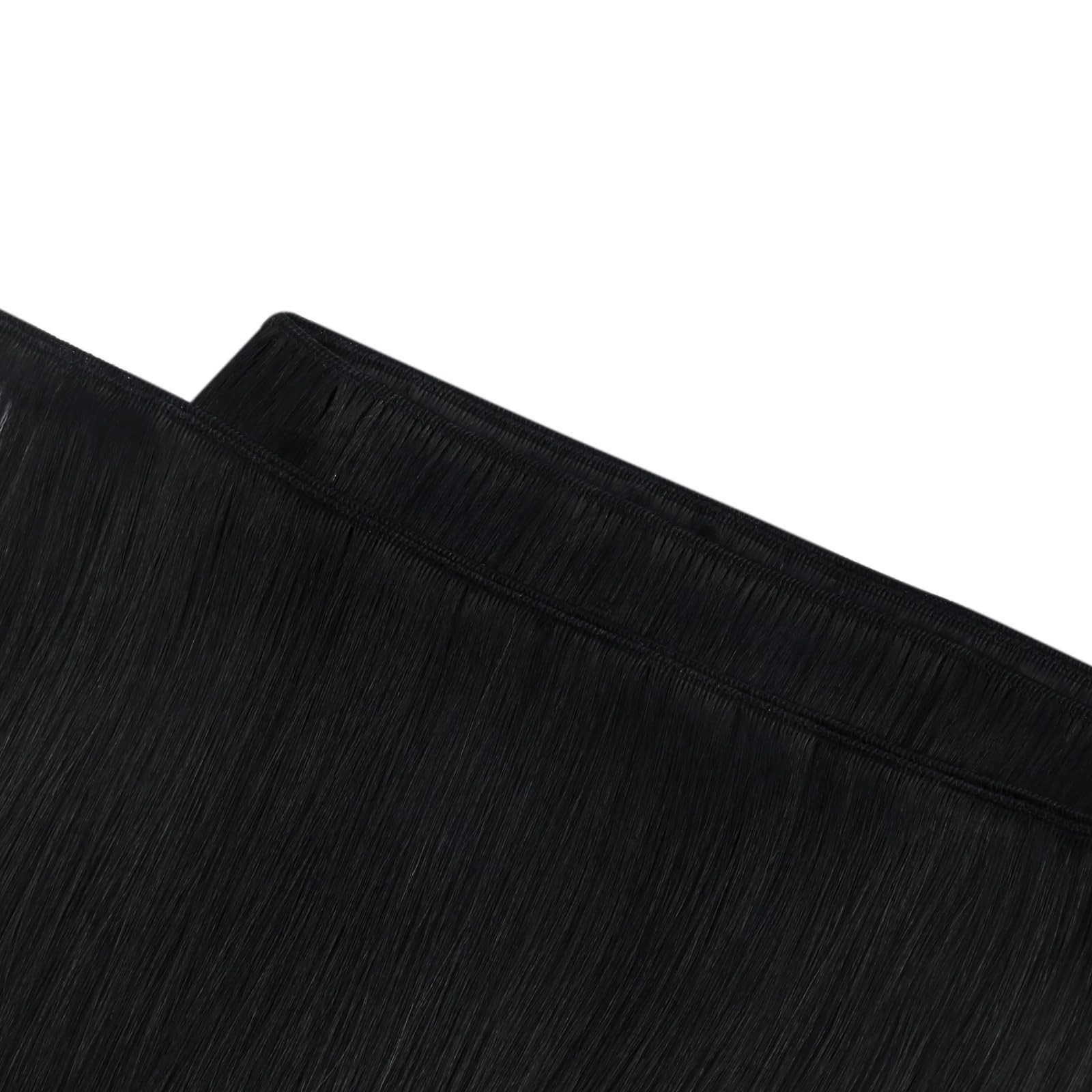 Sew in Hair Extensions Real Human Hair Black, Human Hair Weft Extensions Jet …