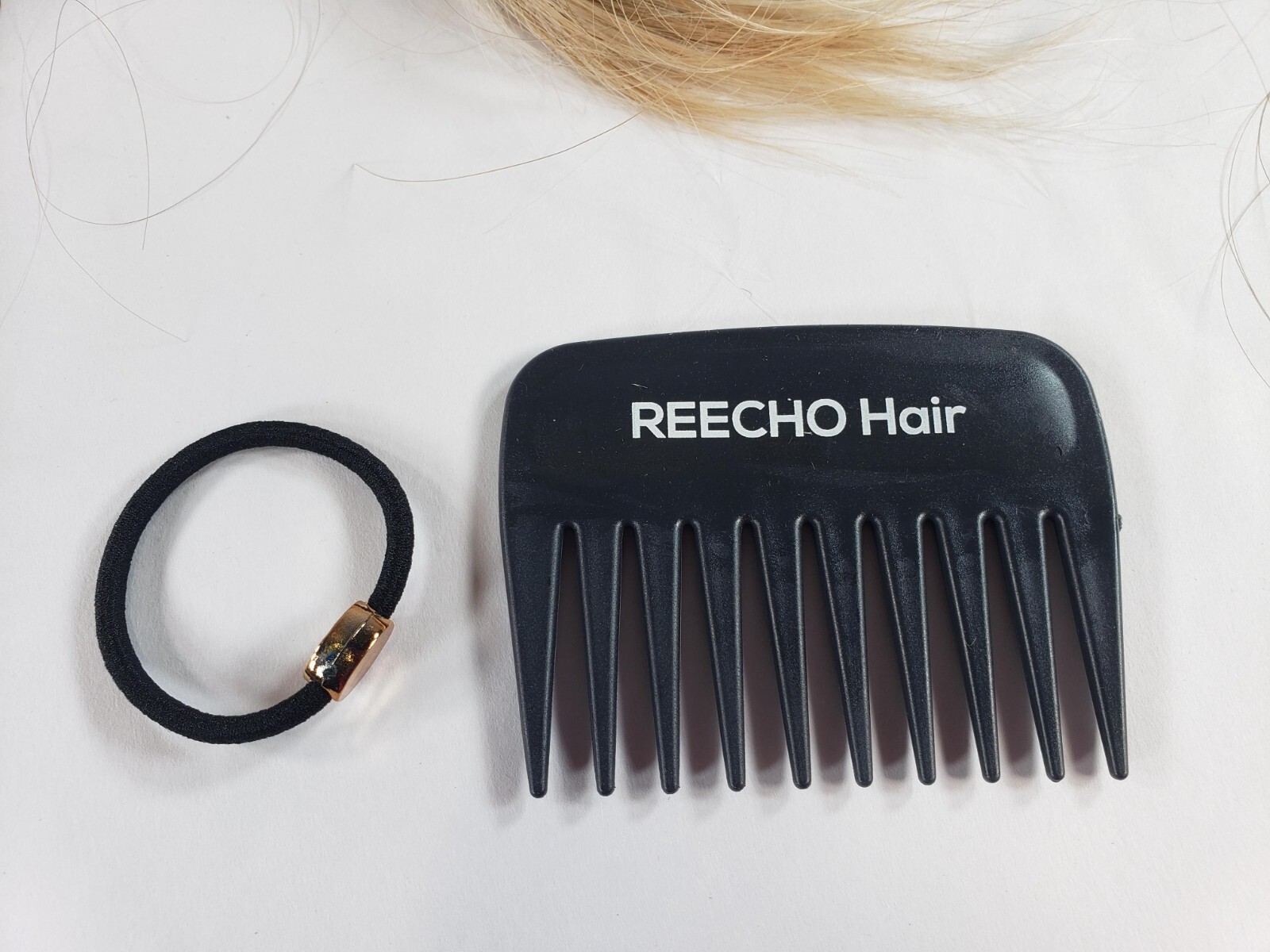 REECHO 4PCS Clip in Synthetic Hair Extensions 20″ Dark Ash Blonde w/ Light Ends
