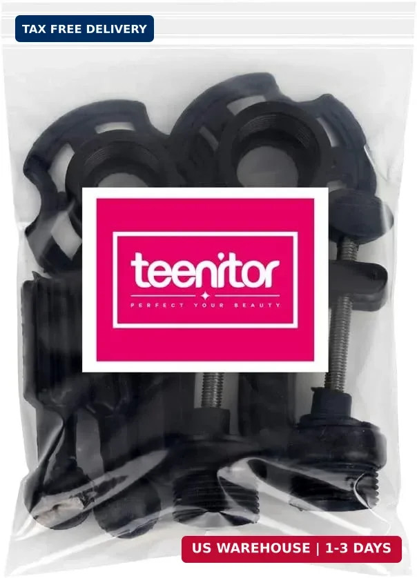 Teenitor Wig Mannequin Head Stand, 2 Pack Cosmetology Manikin Stand Mannequin He
