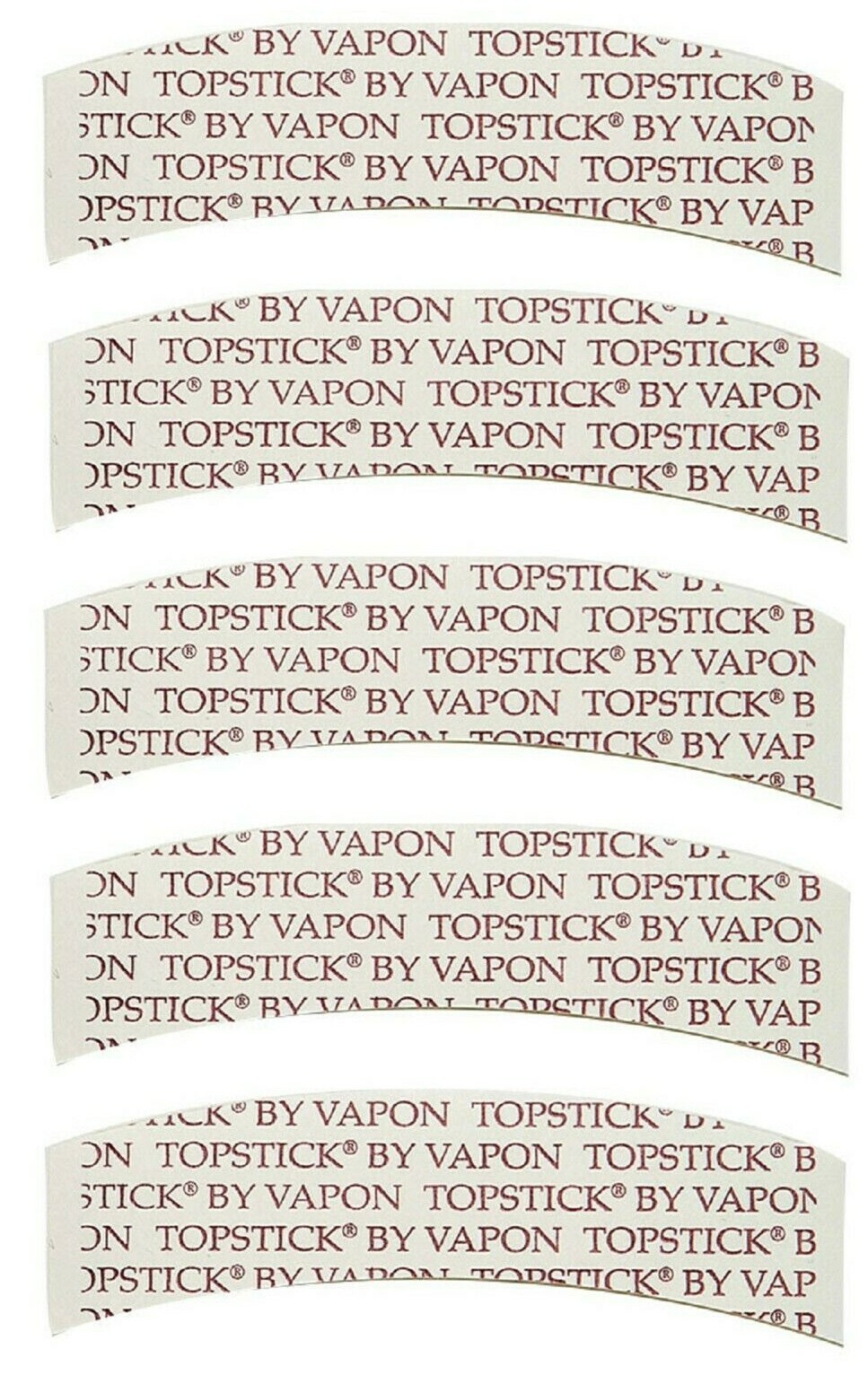 Vapon Topstick Plus Mens Grooming Tape (TSPA25)-A Curve Double sided Clear-25 Pc