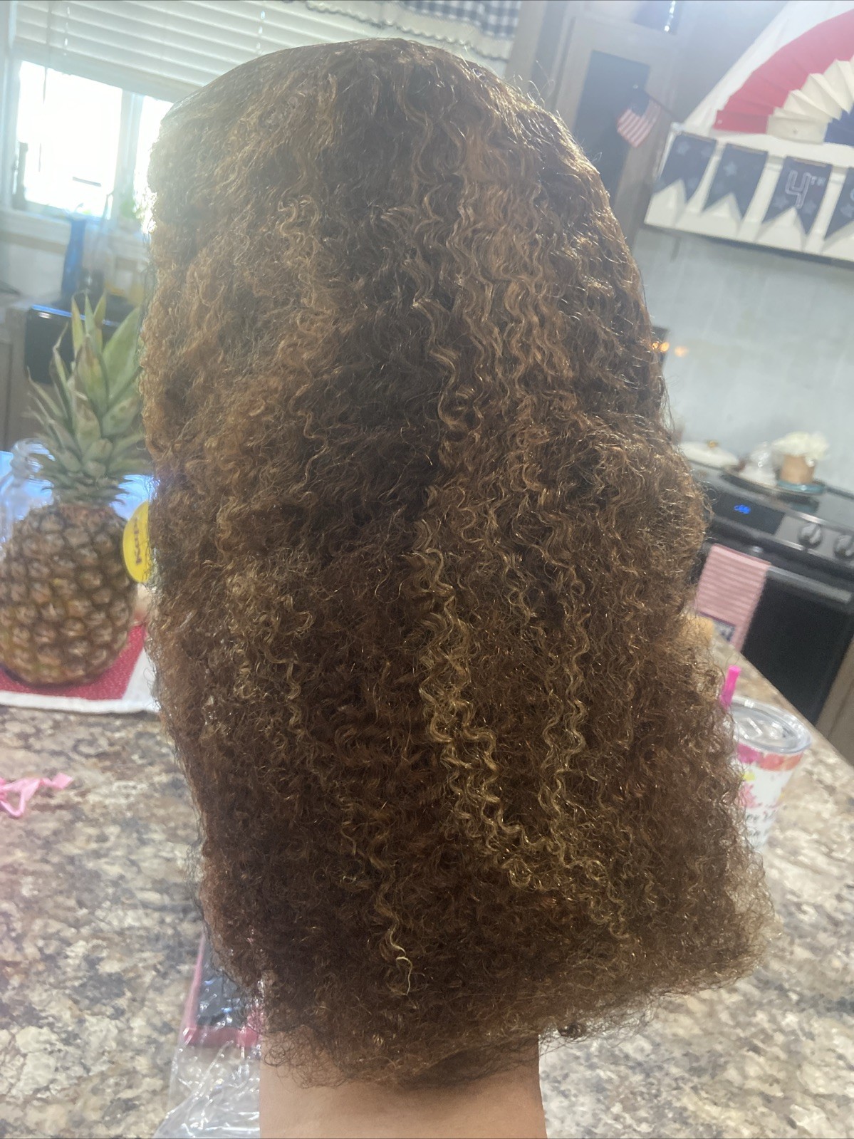 20 Inches Long 100 Percent Human Hair Multi Color Brown