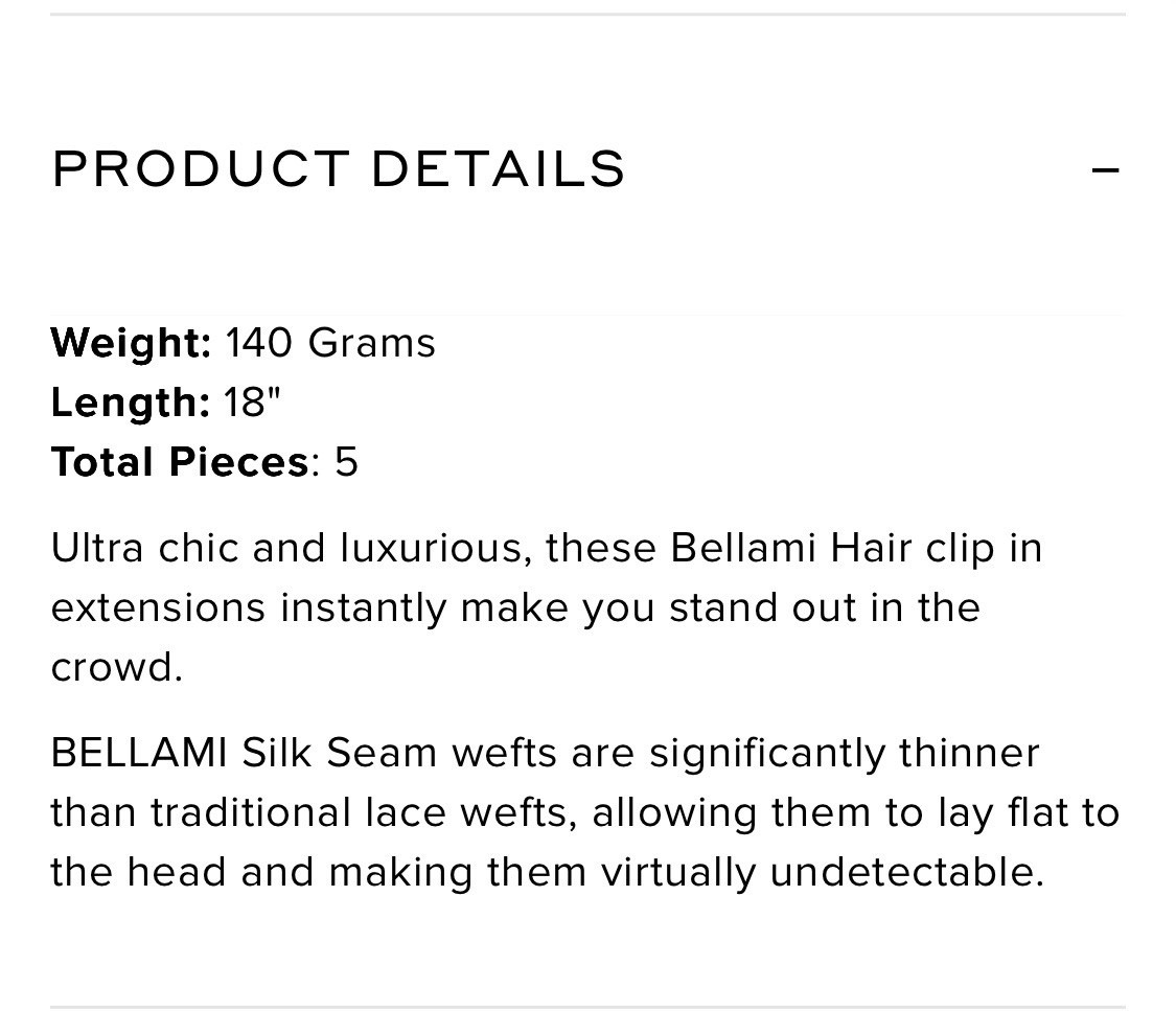 BELLAMI SILK SEAM 18in 140g Color Caramel Latte Rooted Highlights