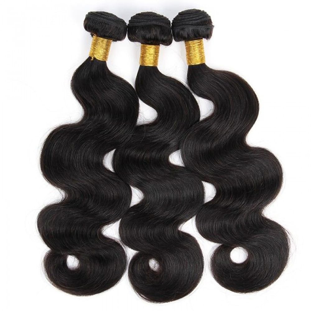 Body Wave Bundles Human Hair 12 14 16 Inch Human Hair 3 Bundles 100% Unprocessed