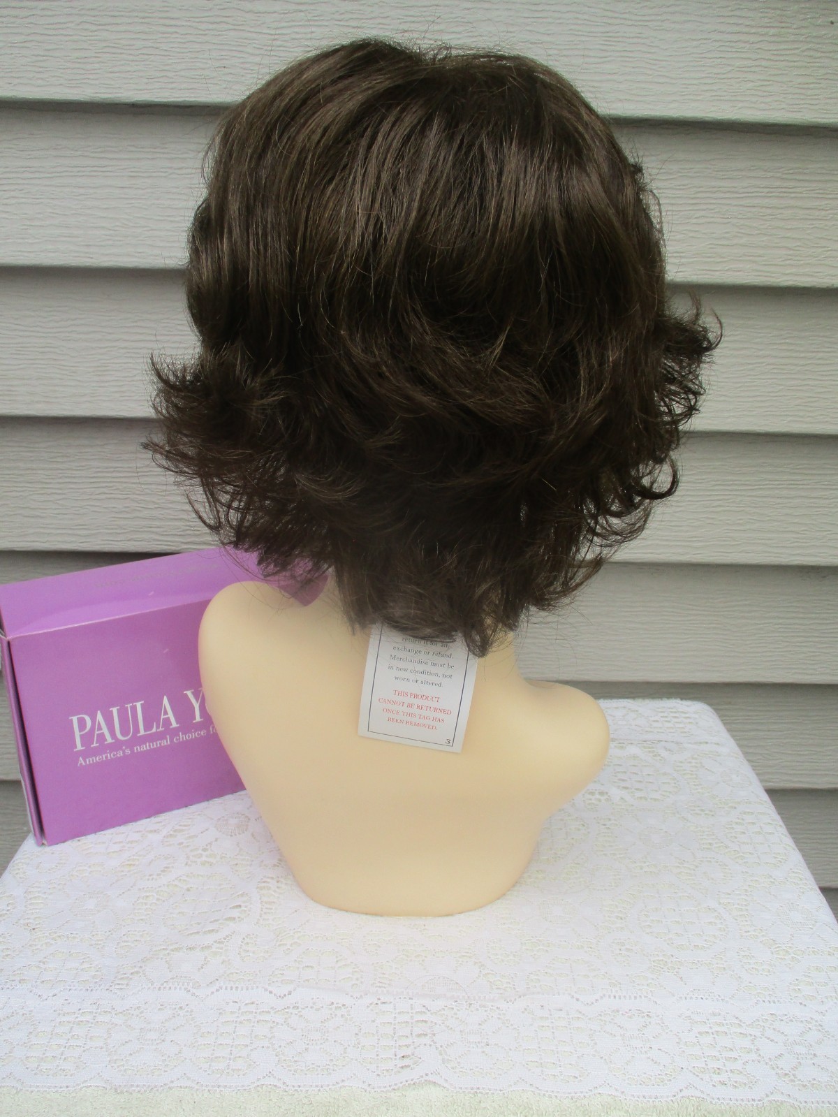 Paula Young Wig DANI Color #8 MEDIUM BROWN Layered Style UNWORN Read