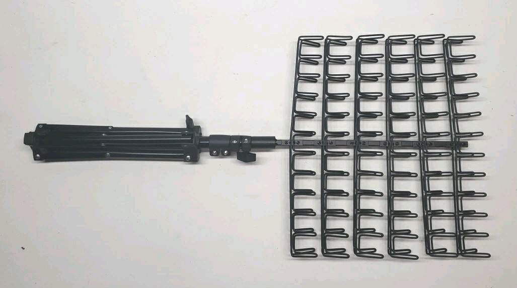 Braiding Hair Rack Height Adjustable 144 Pegs Extension Portable Folding Upto 5′