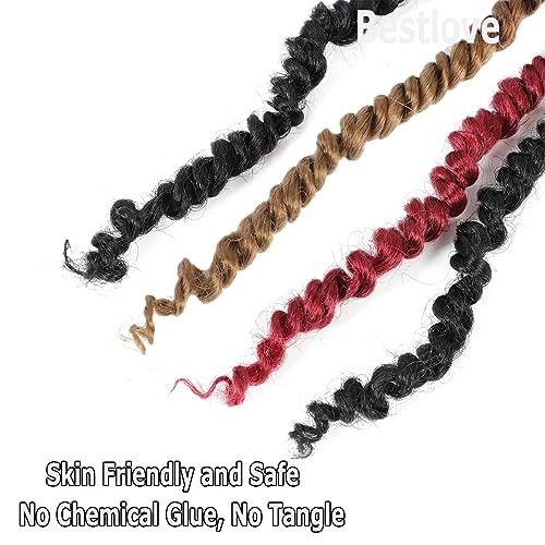 10 Inch 8 Packs Pre-twisted Passion Twist Crochet Hair 10 Inch (Pack of 8) 1B