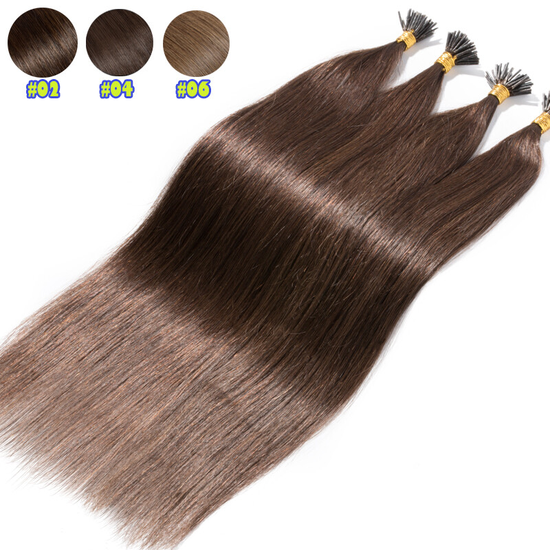 THICK 1g/s Keratin Stick I-Tip Fusion Remy Human Hair Extensions Double Drawn US