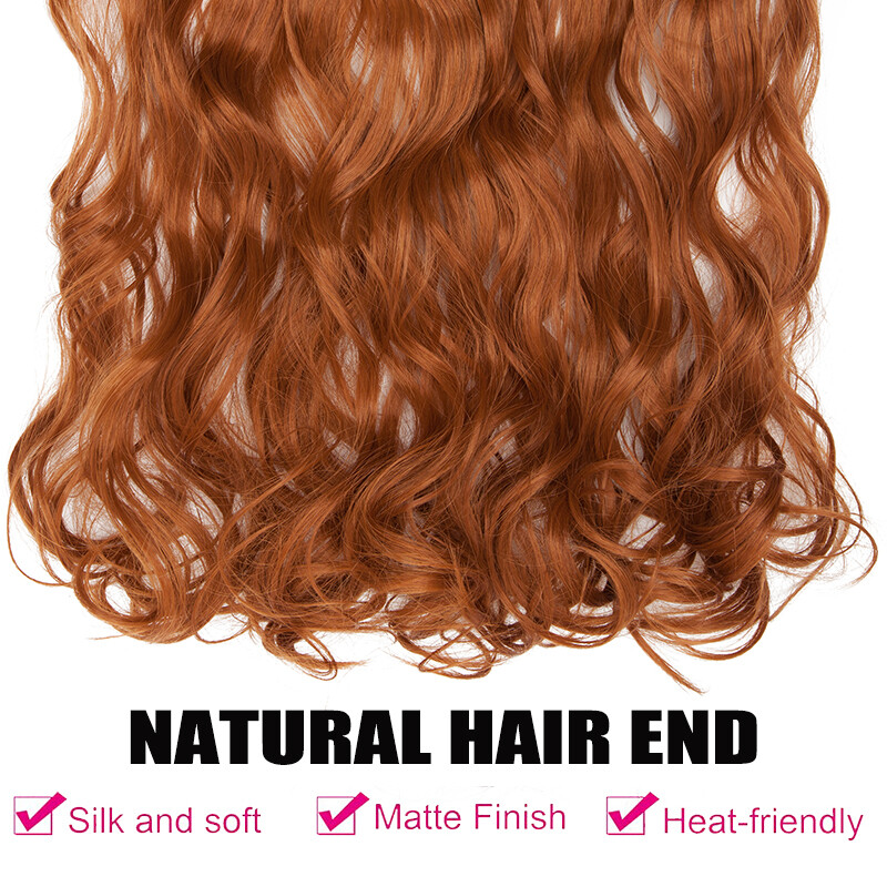 Hidden Secret Wire In Hair Extensions Invisible Head Band Natural Ring Hairpiece