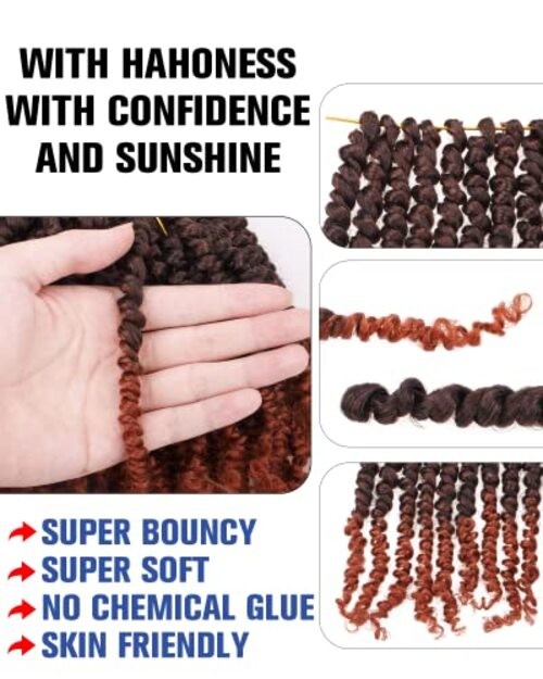 6 Inches 8 Packs Super Short Passion Twist Crochet 6 Inch (Pack of 8) T1B/350