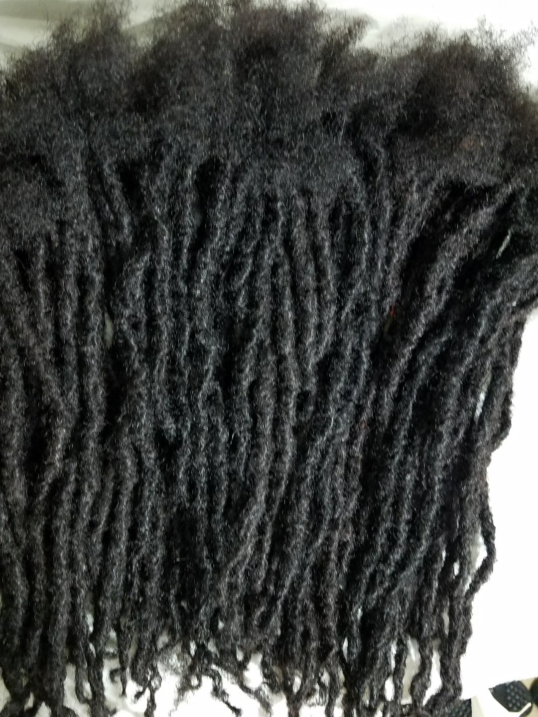 100% Human Hair Locks handmade Dreadlocks 80 pieces 5″ black