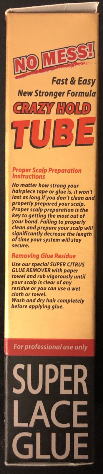 BMB No Mess! Crazy Hold Super Lace Glue Tube For Lace Wigs 0.4 fl oz / 12ml