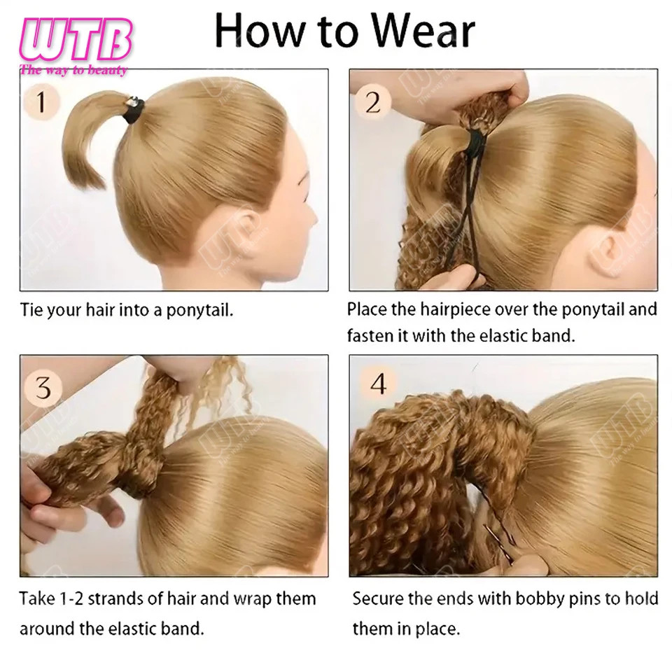 Synthetic Braided Wig Corn Perm Curly Ponytail Braided Wig For Daily Wear