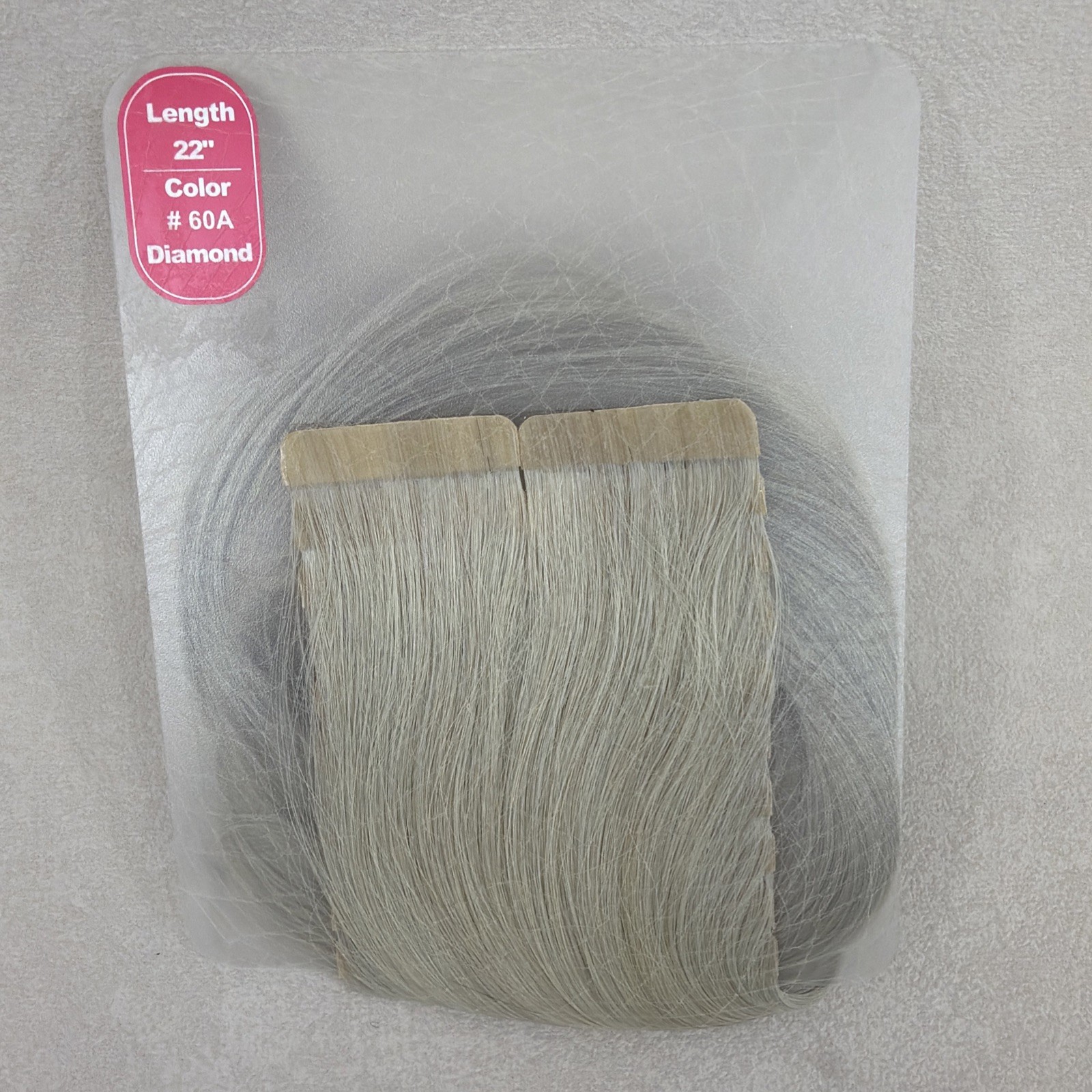 Hotheads Tape-In Extensions LUSH Originals 26” 20 Pieces Diamond #60A New Remy