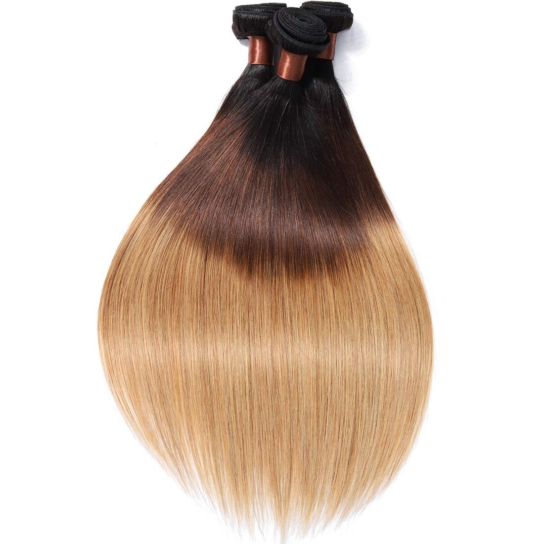 Cranberry Brazilian Ombre Virgin Human Hair Bundle – Straight Ombre Hair, 22inch
