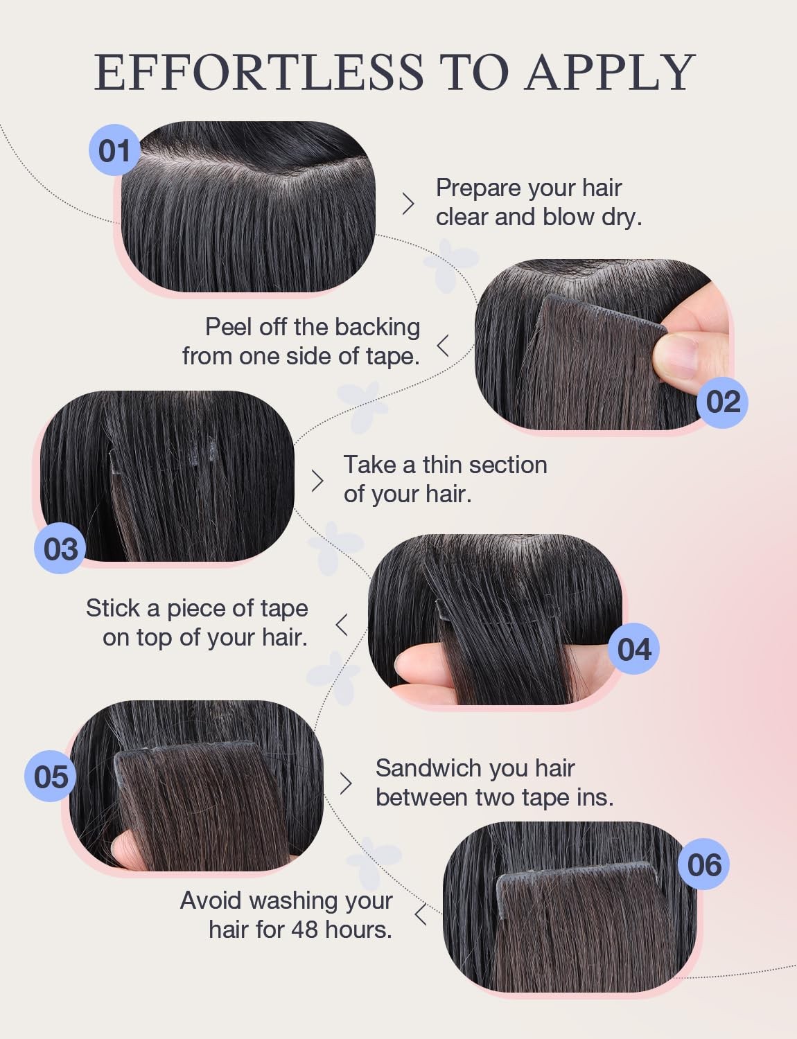 Doores Invisi Edge Tape In Hair Extensions Chocolate Brown 10 Injection