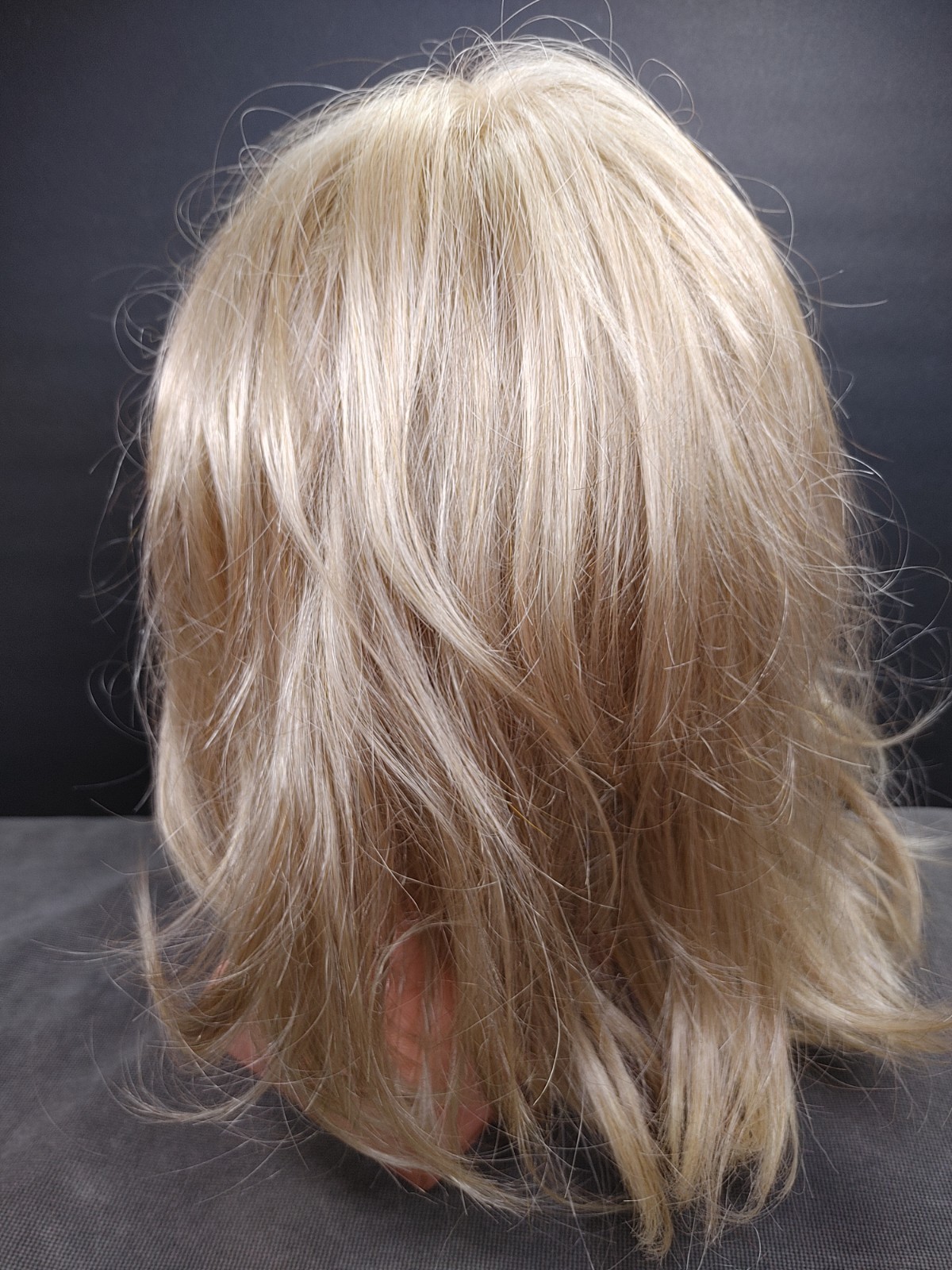 TLC Branded Wig Unworn Mono Part Light Blonde Layered Petite