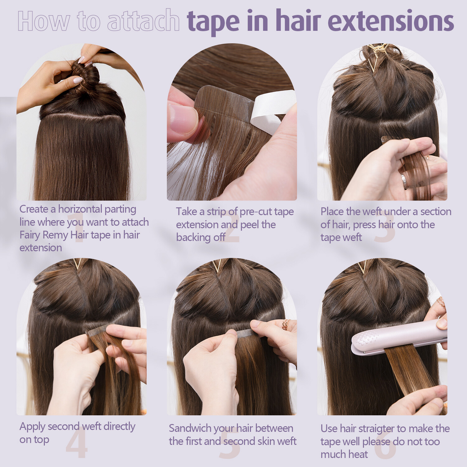10-60PCS Tape In Real Remy Virgin Human Hair Extensions Thick Skin Weft Balayage