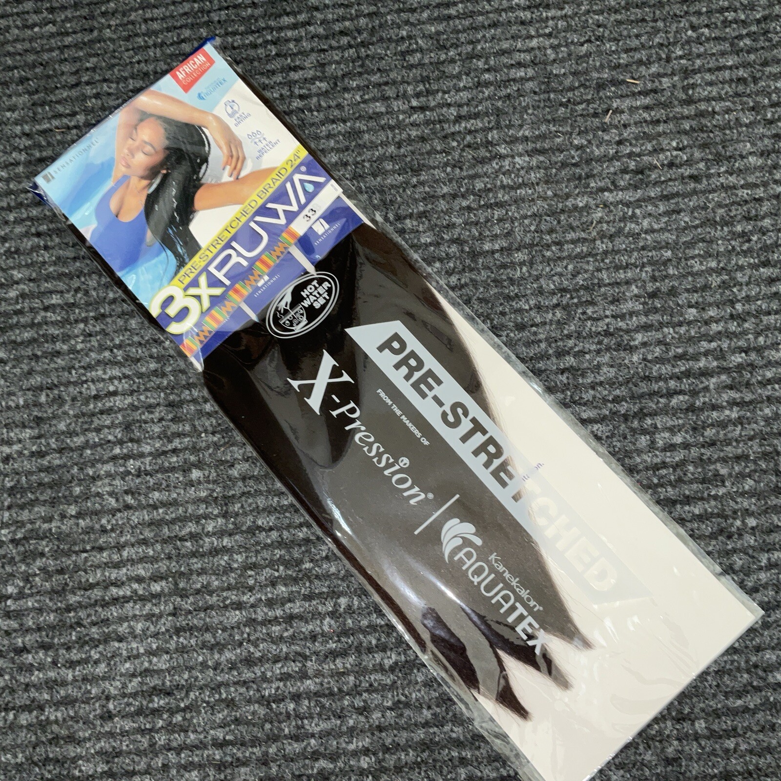 3X Ruwa Braid 24″ Sensationnel Xpression Pre-Stretched Hair Color 33