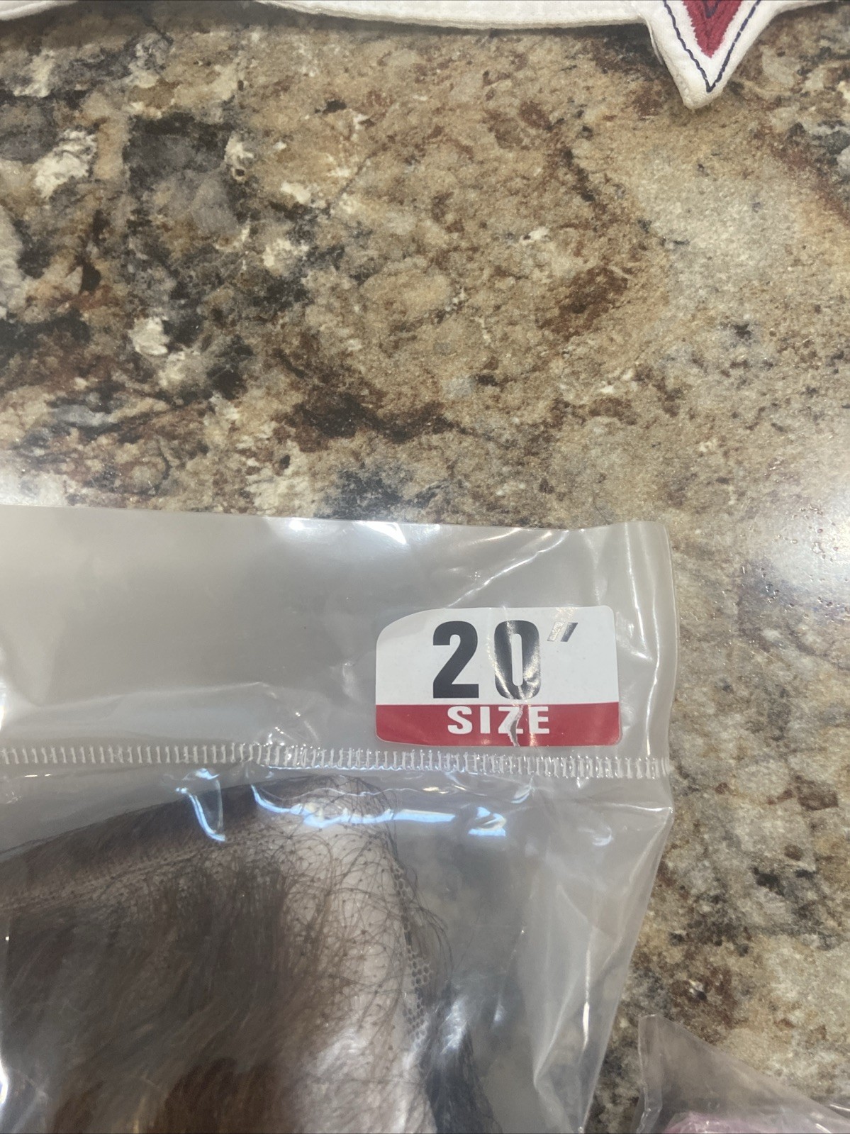 20 Inches Long 100 Percent Human Hair Multi Color Brown
