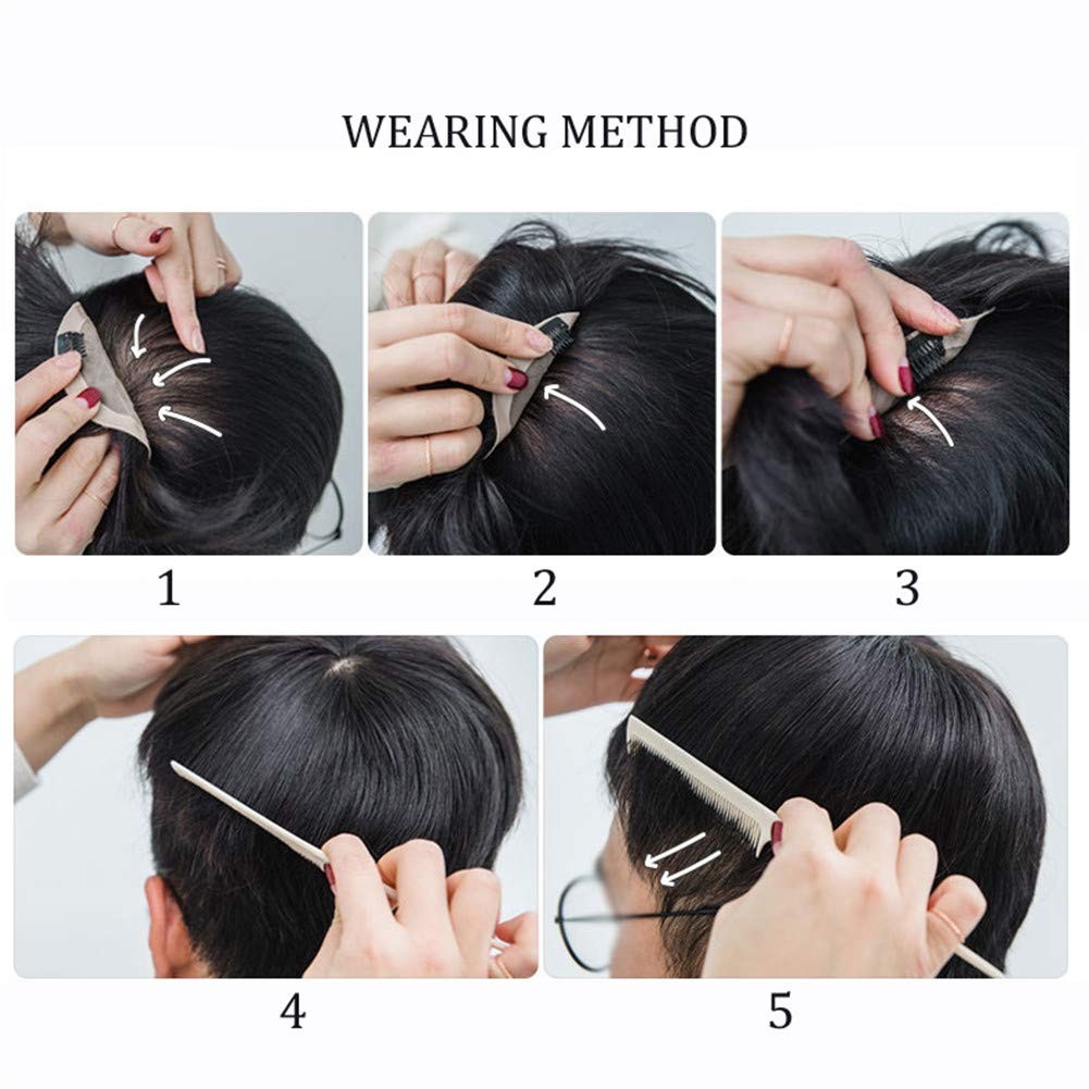 Men’s Wig Hair Replacement Hairpiece Baldness Wig Pieces Hair Pieces Short Wig