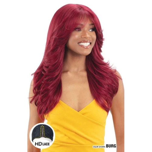 Curtain bang lace wig Maven