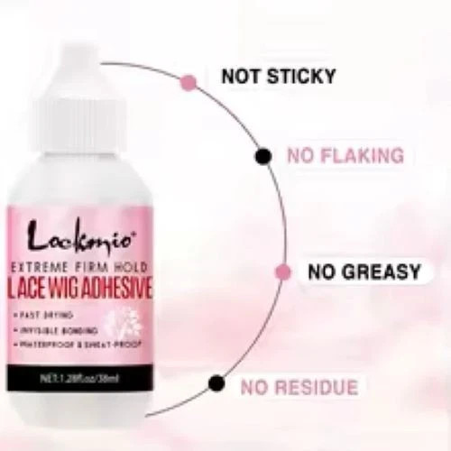 Wig Glue & Wig Remover Kit Waterproof Lace Front Toupee Adhesive Travel Size