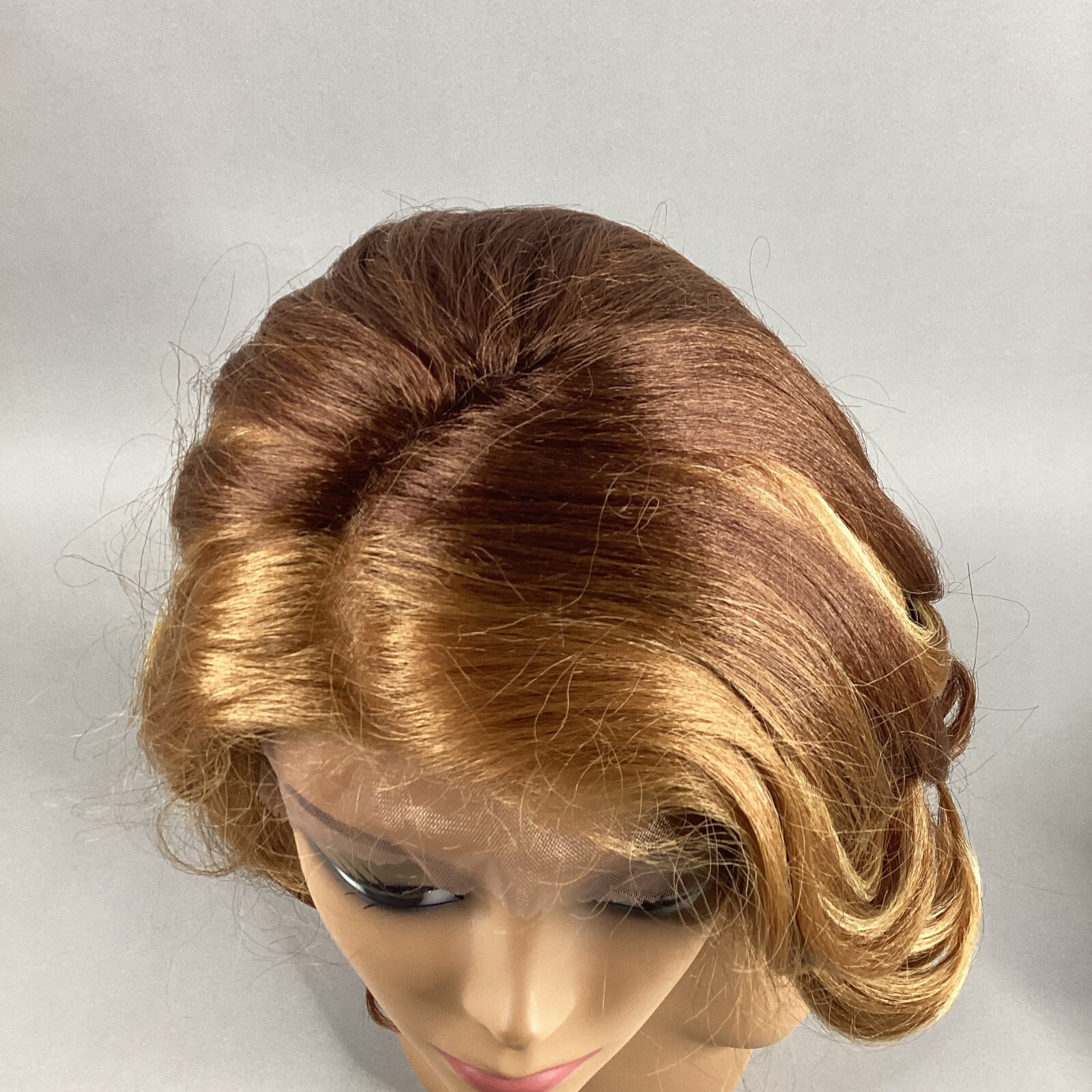 LW-Luna Wavy #PP3027613 Brown Blonde Remi Quality Lace Wig Curl Safe