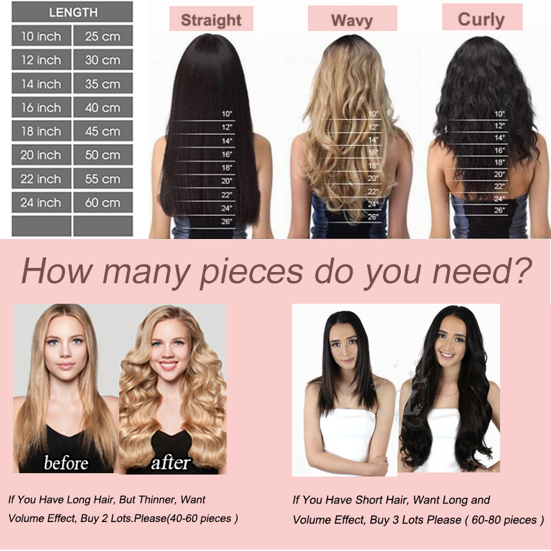 Skin Weft Remy Real Human Hair Extensions Tape In Full Head 200g WAVY Balayage