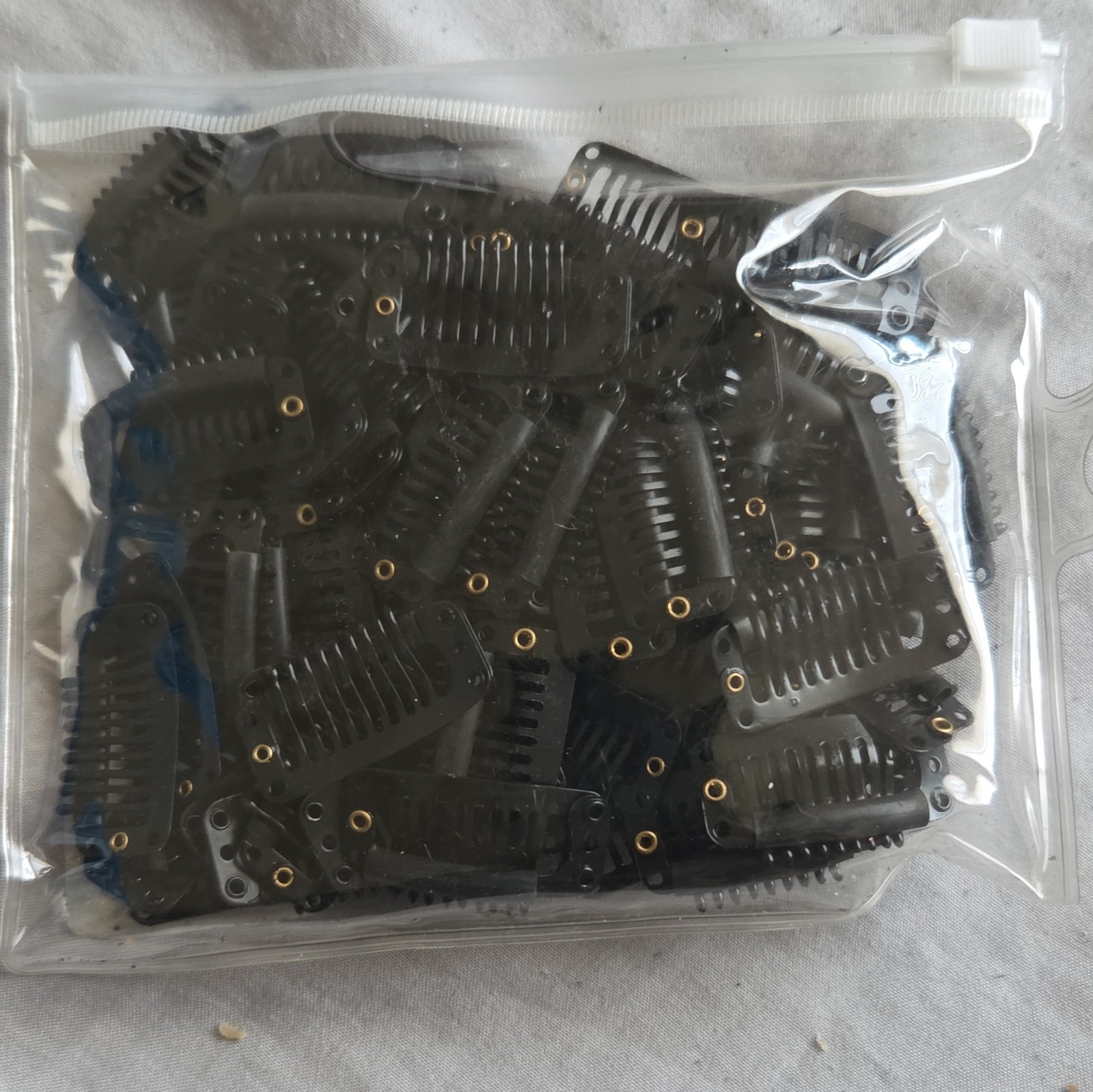Annie Medium Wig Clips Black 100/PKs