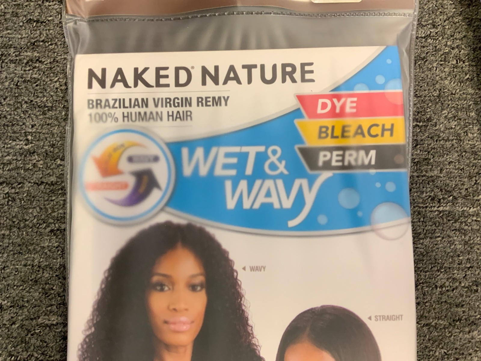 Naked Nature Wet &Wavy 100% Brazilian Virgin Human Hair “Shake -N-Go”