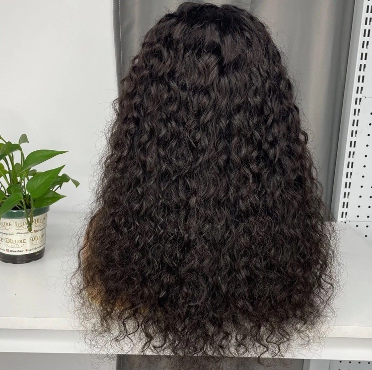 Vietnamese Raw Custom Closure HD Wig #1B 2×6 4×4 5×5