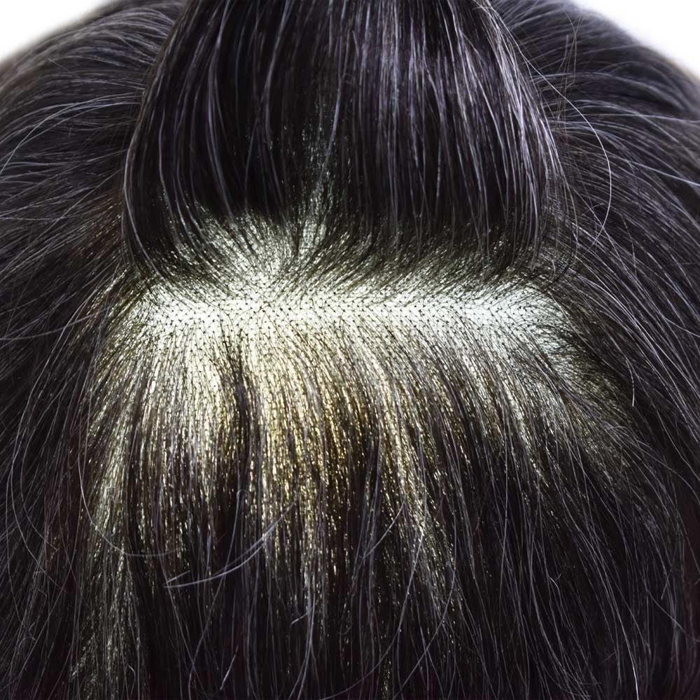 Human Hair Replacement Lace Mens Hair Unit Piece Natural Hairline Toupee for Men