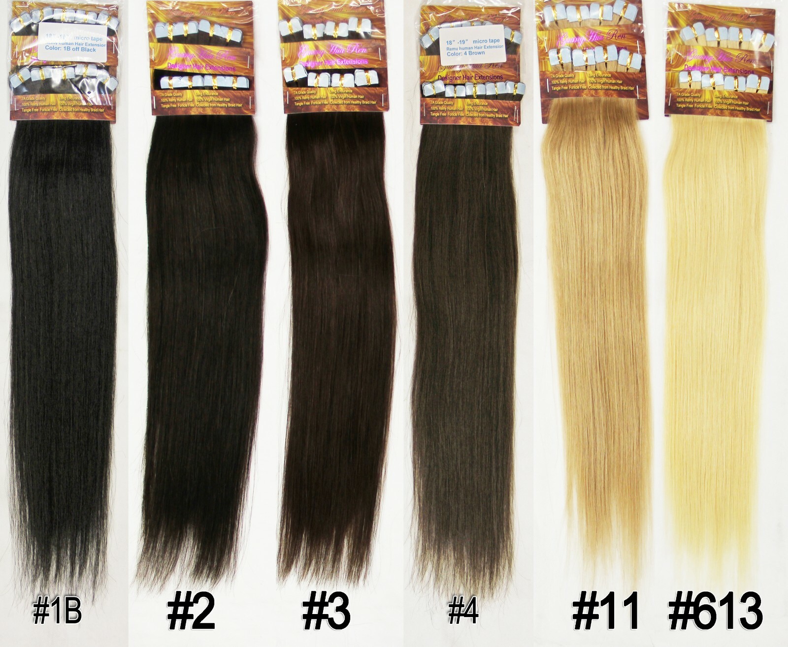 16″-18″ Micro Tape 100% Remy Human Hair Extension More Invisible & Comfortable