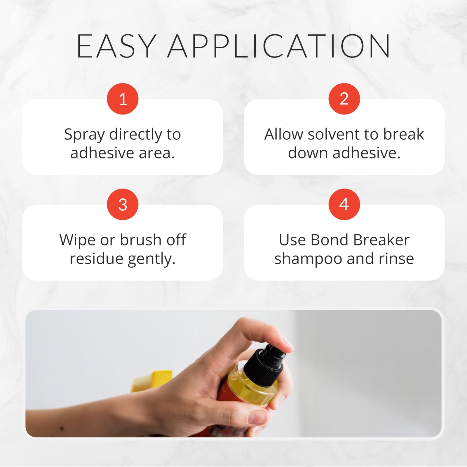 -22 Solvent Spray 4 Fl Oz, Fast-Acting Adhesive for Tape, Lace Systems, and T…
