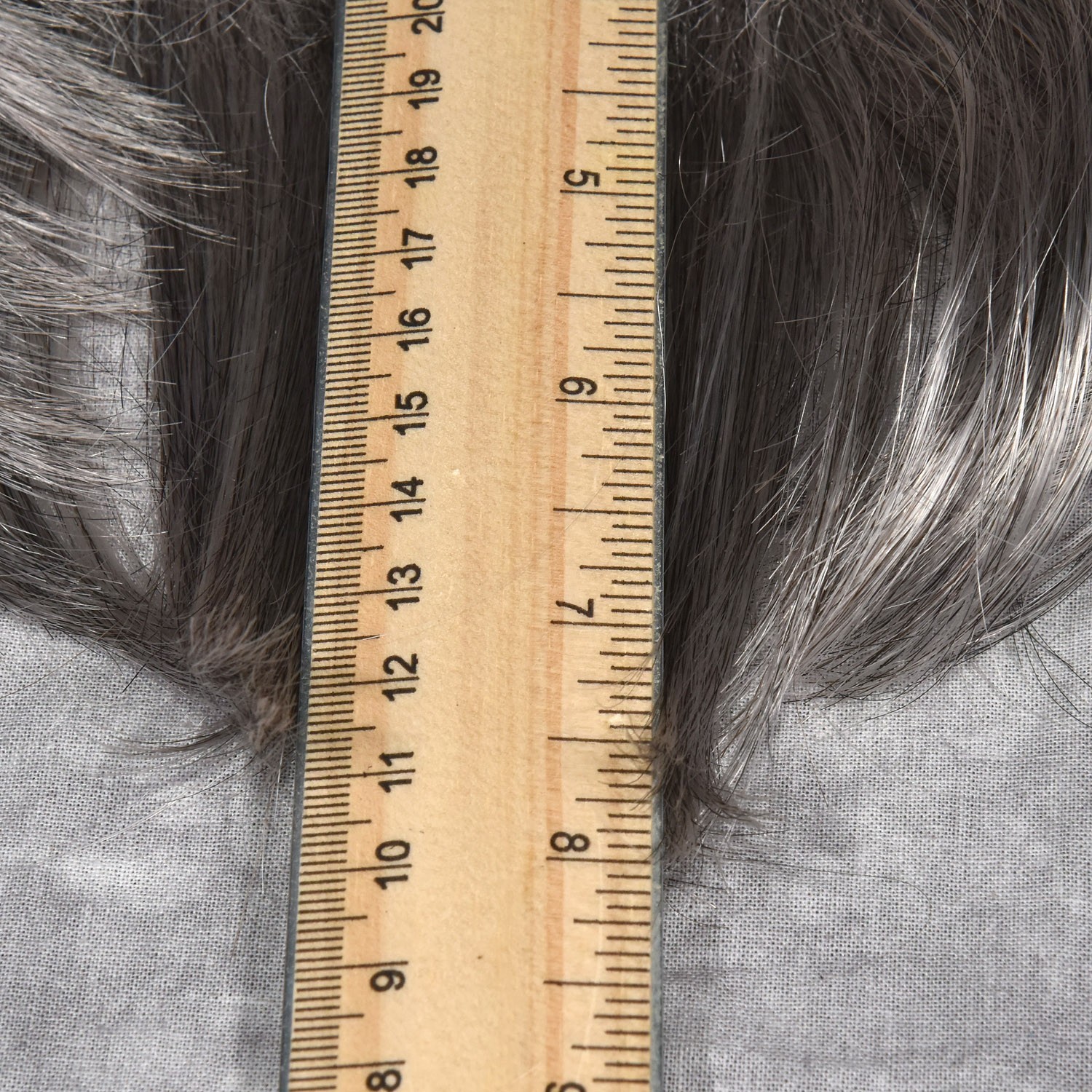 Short Length WhisperLite Paula Young Topper Hair Piece Color 51 Salt and Pepper
