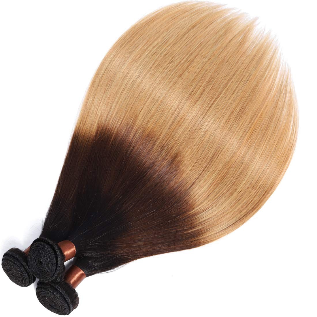 Cranberry Brazilian Ombre Virgin Human Hair Bundle – Straight Ombre Hair, 22inch