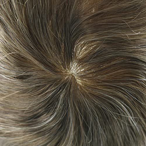 Full Poly Thin Skin Hair PieceMens Toupee Human Hair Systems Replacement System
