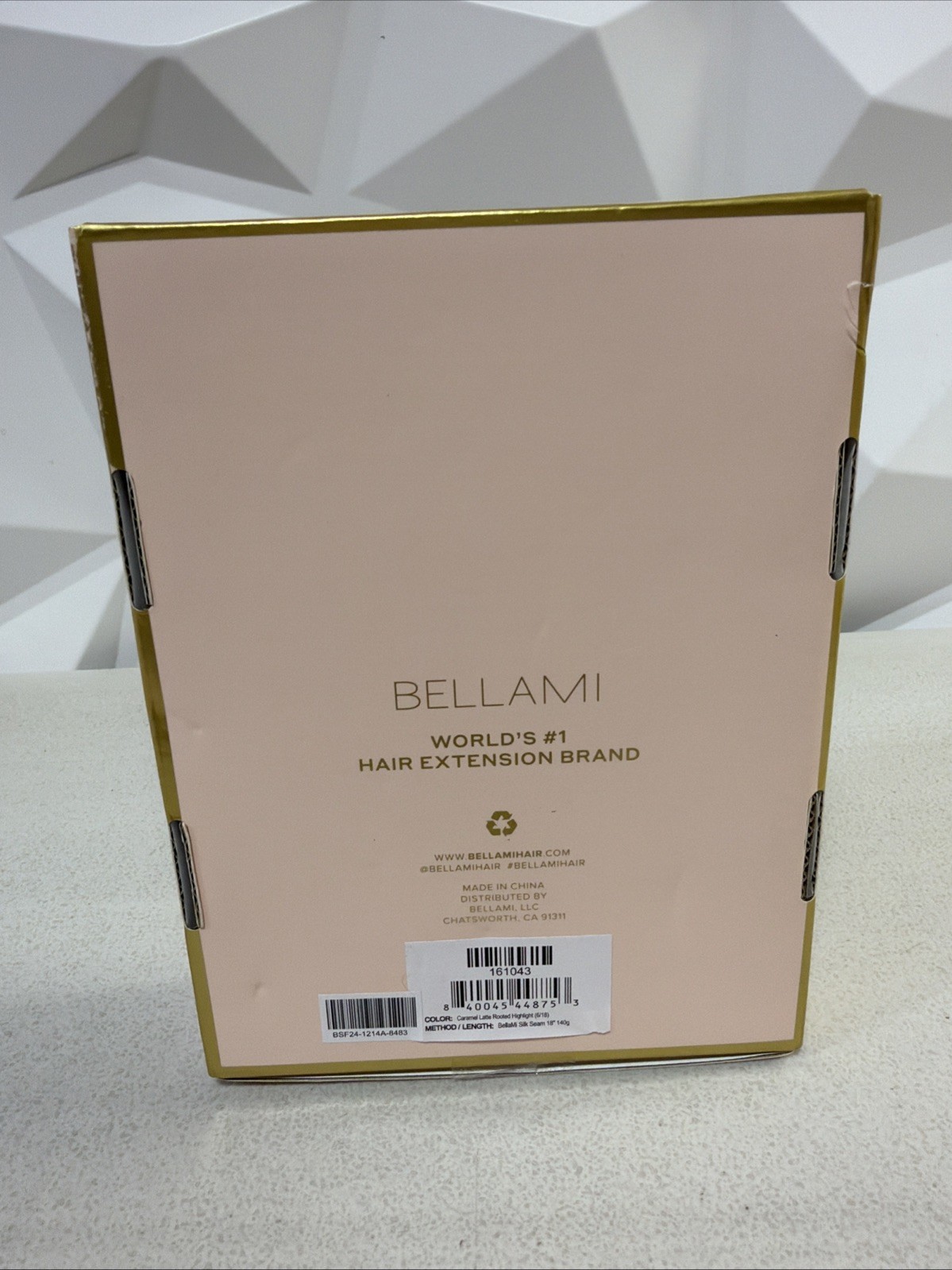 BELLAMI SILK SEAM 18in 140g Color Caramel Latte Rooted Highlights