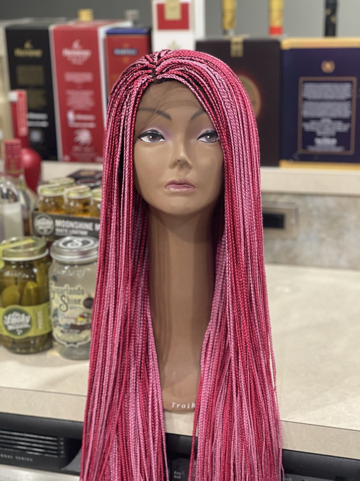 Micro Box Braided Wig (READY TO SHIP)
