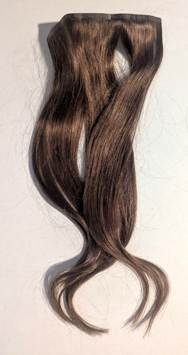 DOORES 14 Inch 110g Seamless Clip in Human Hair Extensions Trick Remy Straight