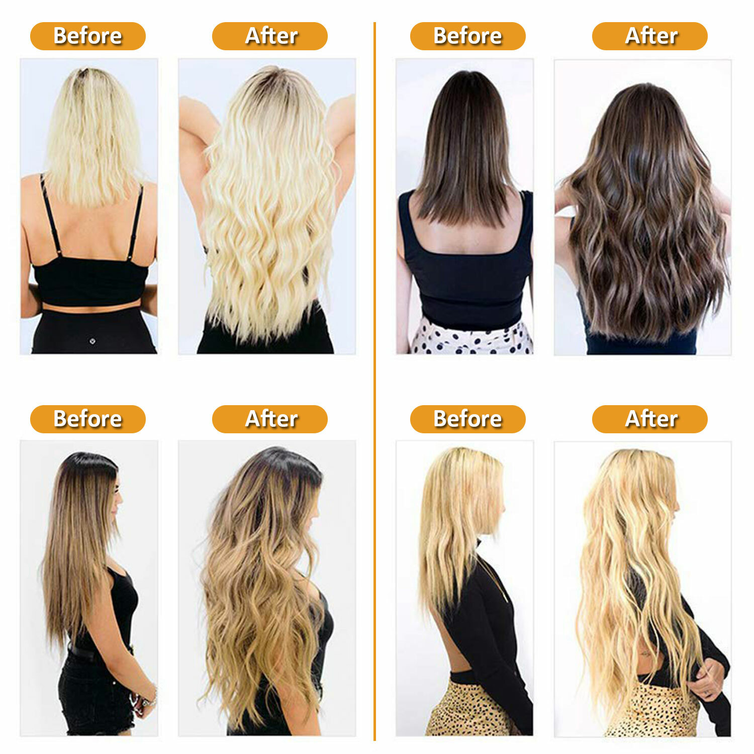 THICK Russian 100%Real Remy Human Hair Extensions Micro Nano Loop Ring Bead Link